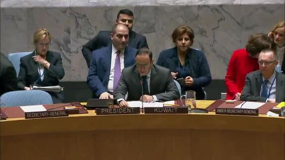 8181st Security Council Meeting: Situation in Middle East; Syria