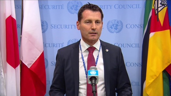 Mirko Manzoni (Personal Envoy) on Peace and Security in Africa - Security Council Media Stakeout