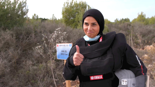 Zeina's mission to save lives in Lebanon - International Day of Mine Awareness