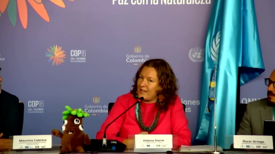 Press Conference: Colombia and Sweden launching Legacy Project: Bioeconomy, Climate Action and Ecological Restoration – United Nations Biodiversity Conference 2024