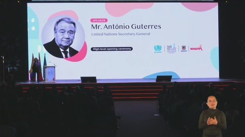 António Guterres (Secretary-General) remarks delivered by Anacláudia Rossbach (UN-Habitat) at the High-level Opening of World Cities Day 2025