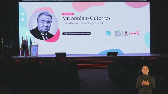 António Guterres (Secretary-General) remarks delivered by Anacláudia Rossbach (UN-Habitat) at the High-level Opening of World Cities Day 2025