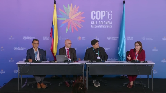 Press Conference: Mixed Ingredients for Sustainability: Biodiversity, Food, Health & Culture – United Nations Biodiversity Conference 2024