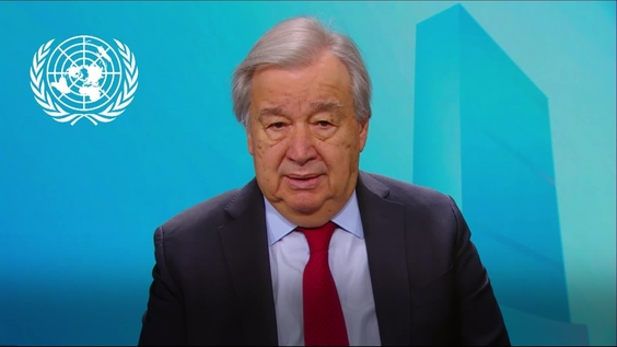 António Guterres (Secrétaire général de l'ONU) à l'occasion la Journée internationale du Vesak