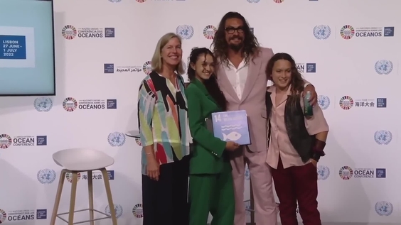 Interview with Jason Momoa, new UNEP Advocate for Life Below Water : SDG Media Zone - UN Conference 2022