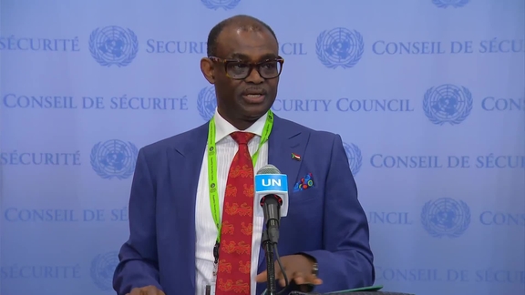 Al-Harith Idriss al-Harith Mohamed (Sudan) on the situation in the Country - Security Council Media Stakeout