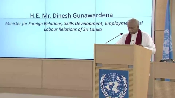 Sri Lanka, High-Level Segment - 7th Meeting, 43rd Regular Session Human Rights Council