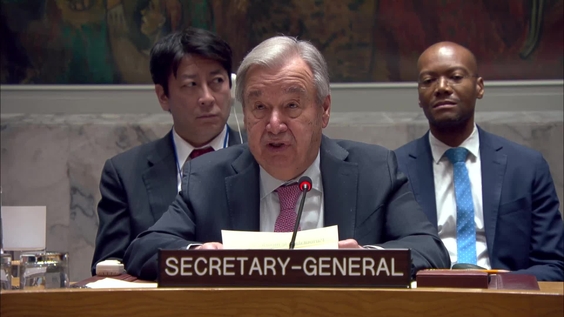 António Guterres (UN Secretary-General) on Natural resources governance - Security Council, Open Debate