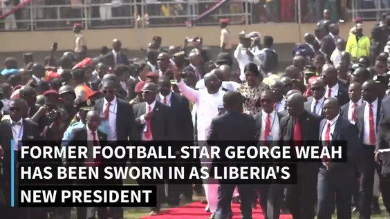 Liberia&#039;s new president George Weah praises UN contribution