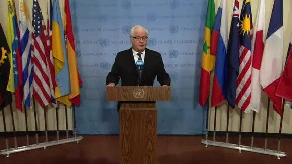 Representative of Russian Federation Briefs Press
