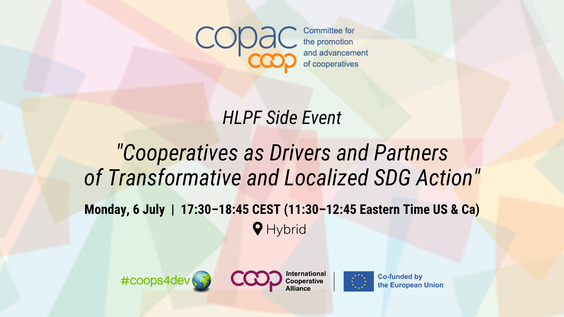 Cooperatives as Drivers and Partners of Transformative and Localized SDG Action