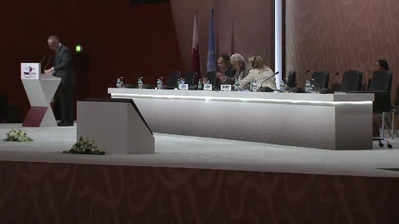 Konrad Max Scharinger (Germany), 13th Crime Congress (Doha, 2015), High level segment, 6th Plenary Meeting