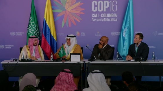 Press Conference: Saudi Arabia's Strategic Path to Achieve the 30x30 Global Biodiversity Goals – United Nations Biodiversity Conference 2024