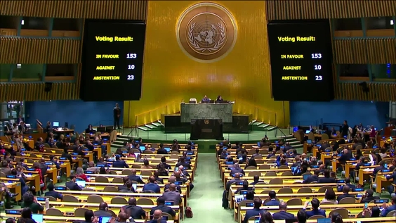 General Assembly: Tenth emergency special session (resumed), 45th plenary meeting