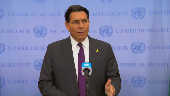 Danny Danon (Israel) on Iran - Security Council Media Stakeout
