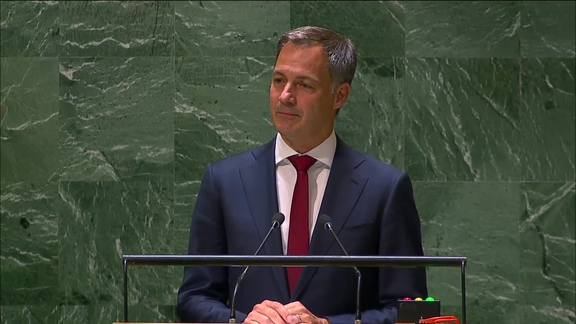 Belgium - Prime Minister Addresses General Debate, 78th Session