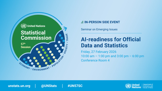 (Part 2) Friday Seminar on Emerging Issues: AI-readiness for Official Data and Statistics (57th Statistical Commission Side Event)