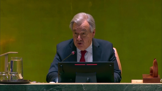 António Guterres (UN Secretary-General) on the Occasion of the Adoption of the Mandates Resolution
