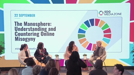 The Manosphere: Understanding and Countering Online Misogyny - SDG Media Zone,  80th Session of the UN General Assembly