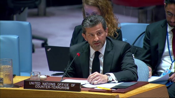 Eihab Omaish (UNOCT) on the threats to international peace and security caused by terrorist acts - Security Council, 10221st meeting