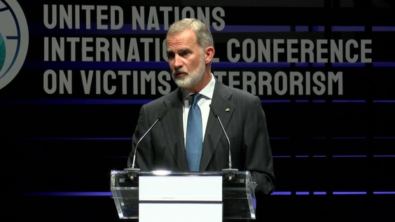 King Felipe VI (Spain) on Call to Action by Victims and Survivors of Terrorism
