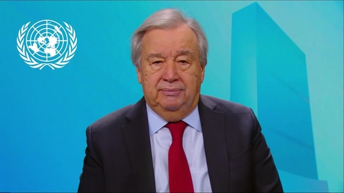 António Guterres (Secretario General) con motivo del Día Internacional de Cero Desechos 2026