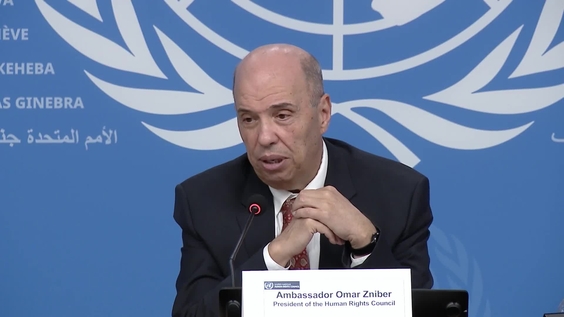 HRC – Press conference: 56th regular session of the Human Rights Council