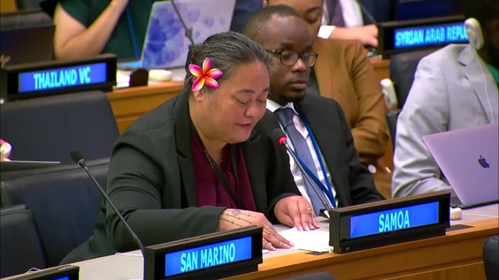 Second Committee, 2nd plenary meeting - General Assembly, 78th session