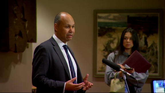 James Kariuki (UK) on the situation in the Middle East (Syria) - Security Council Media Stakeout