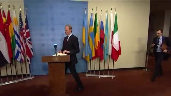 President of Security Council Briefs Press
