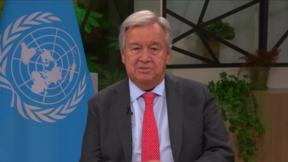 António Guterres (UN Secretary-General) at the Opening plenary (SDG Action Weekend, Acceleration Day)