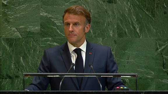 France - President Addresses General Debate, 80th Session