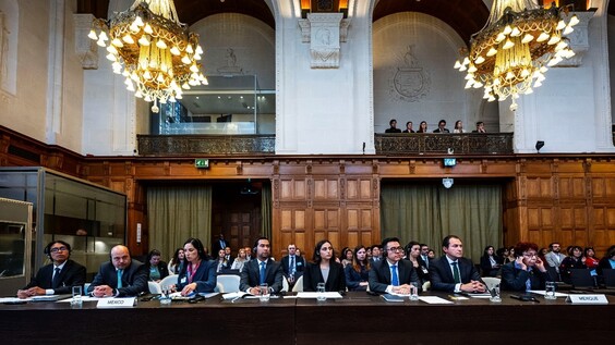 THE HAGUE – The International Court of Justice (ICJ) holds public hearings in the case Mexico v. Ecuador - oral argument of Mexico