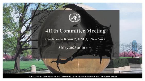 Division for Palestinian Rights, 411th Committee Meeting