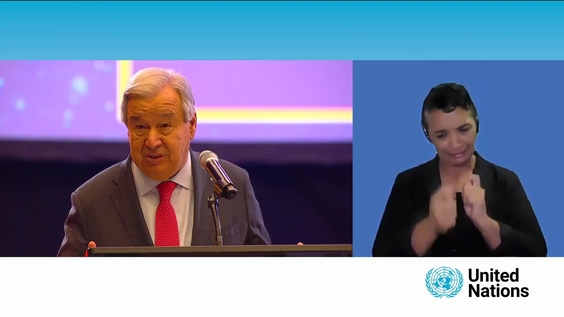 António Guterres (UN Secretary-General) at SDG Moment 2024
