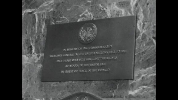 Commemoration of Fifth Anniversary of Death of Dag Hammarskjöld