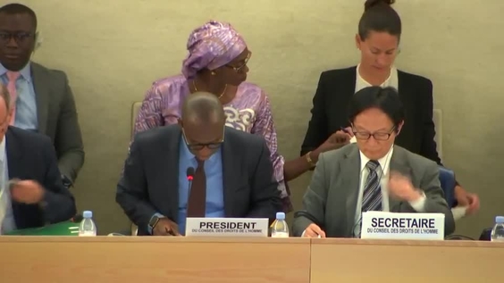 Decisions and conclusions (Closing) - 42nd Meeting, 42nd Regular Session Human Rights Council  