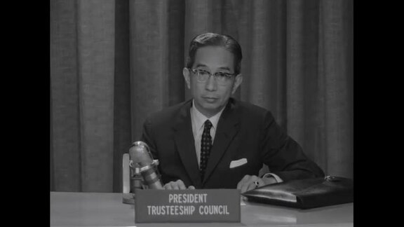 Trusteeship Council President Delivers Statement on Tanganyika 