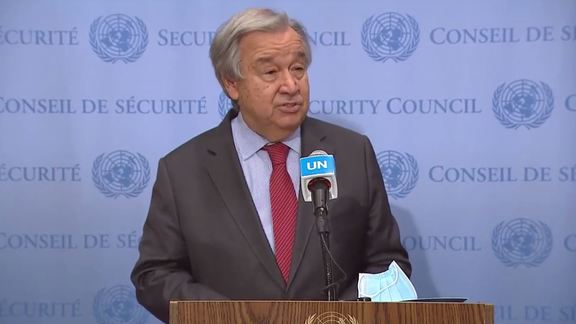 Ukraine: António Guterres, UN Secretary-General- Security Council Media Stakeout
