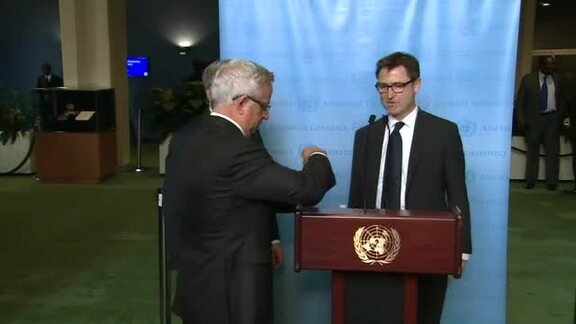 Secretary-General-designate Speaks to Press