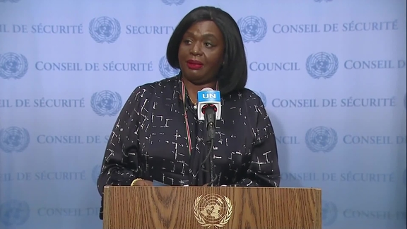 Raychelle Omamo (Kenya) on the situation in the Great Lakes region - Security Council Media Stakeout