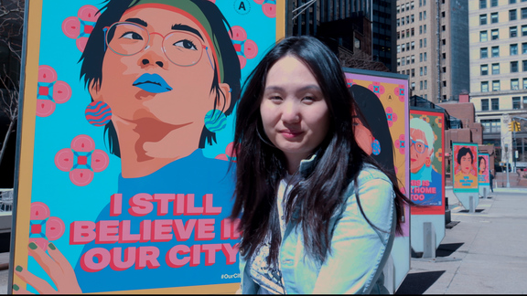 I Still Believe in NYC: Public Art against Anti-Asian Discrimination