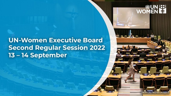Исполнительный совет Структуры ООН по вопросам гендерного равенства и расширения прав и возможностей женщин, вторая очередная сессия 2022 года, 1-е пленарное заседание