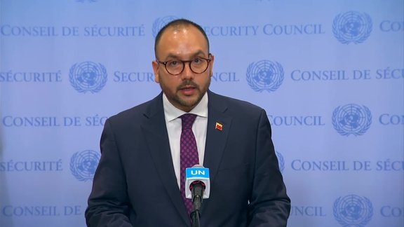 Joaquin A. Perez-Ayestaran (Group of Friends in Defense of the Charter of the United Nations) on Security Council meeting on DPRK - Security Council Media Stakeout