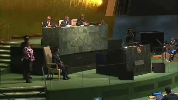 Sultan of Brunei Addresses General Assembly