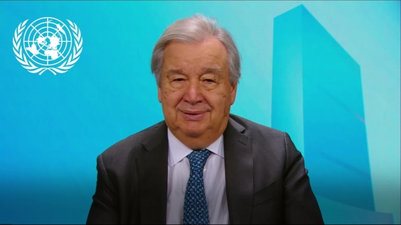 António Guterres (Secrétaire général) à l'occasion du début du Ramadan