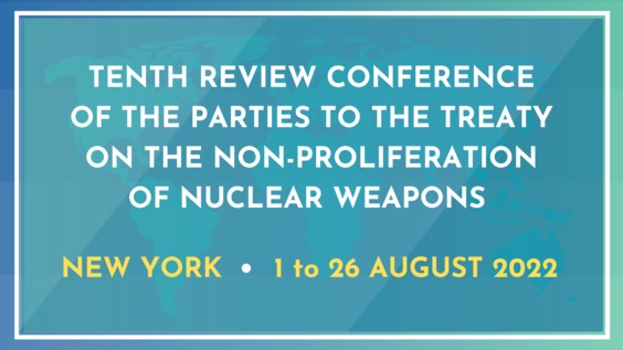 (8th plenary meeting) Tenth Review Conference of the Parties to the Treaty on the Non-Proliferation of Nuclear Weapons (1 - 26 August 2022)