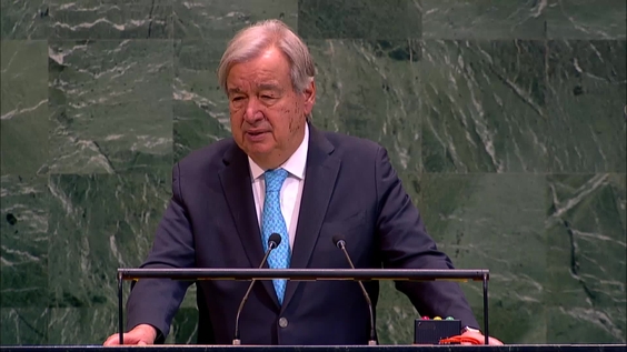 António Guterres (UN Secretary-General) at the Peacebuilding Commission Annual Session: UN Peacebuilding @20 – Partnerships for Innovation, Inclusion and Impact