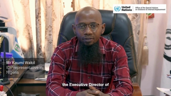 Nigeria IDP Kaumi Wakil on participation