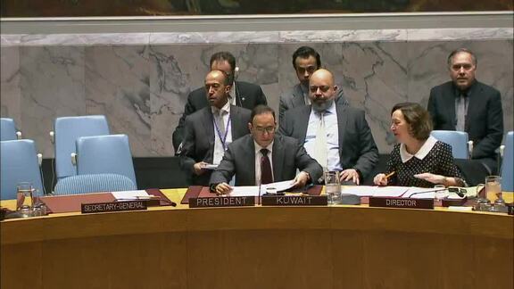 8191st Security Council Meeting: Situation in Middle East